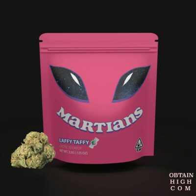 Laffy Taffy Exotic Cannabis 3.5 Grams by Martians obtain high